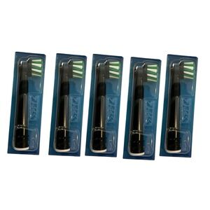 Oral-B - CrossAction Electric Toothbrush Brush Heads (5 Pack) Black
